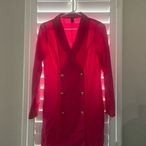 Women's Pink blazer dress